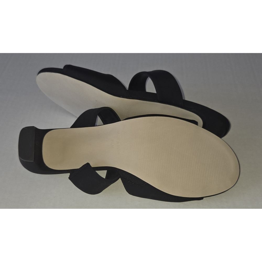WALKING CRADLES Lorelai Black Fabric Slide Sandals Sz 9.5 M ~ EUC ~ - Picture 5 of 5